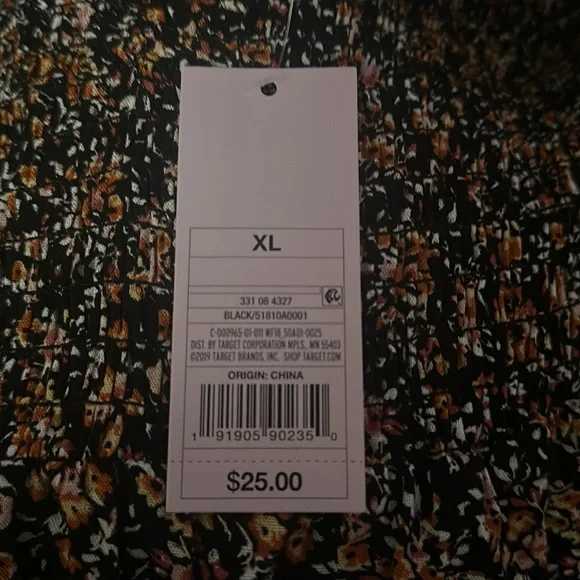 NWT Wild Fable Floral Off-Shoulder Dress - Picture 3 of 3